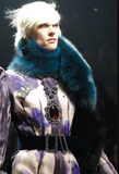 Lanvin Ruby Burgundy Red "Barbara Hutton" Gem Stone Crystal Necklace Fall 2012 Runway