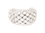 Christian Dior Quilted Lucite and Crystal Cuff Bracelet Set SS2004