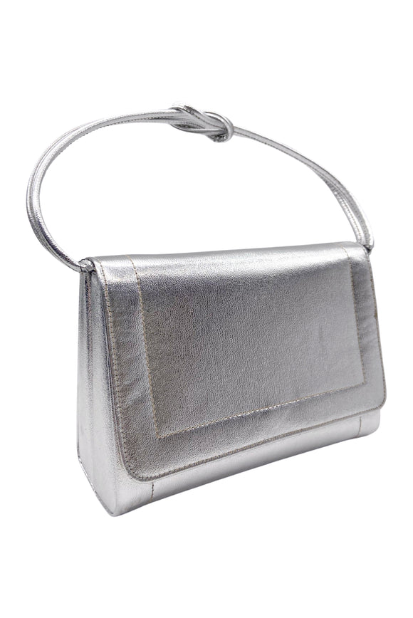 Vintage Silver Metallic Judy Jetson Space 50's Handbag