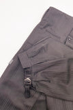 Teagles Japanese Streetwear Cult Label Nylon Pin Stripe Harem Trousers Black and Gray
