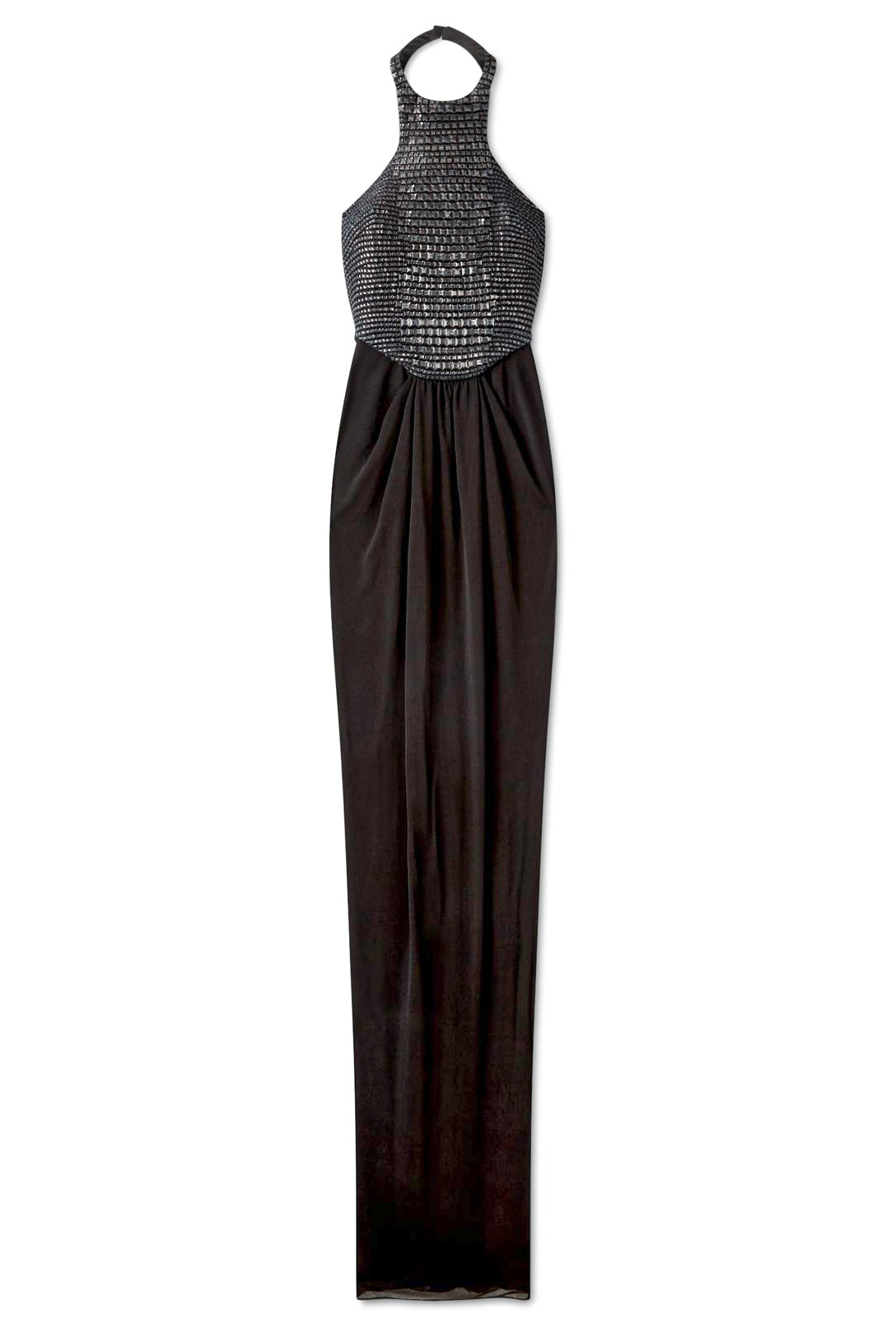 sachin and babi light blue dress Gucci Crystal Embellished Draped Jersey Shift Dress – Runway Catalog main image 1