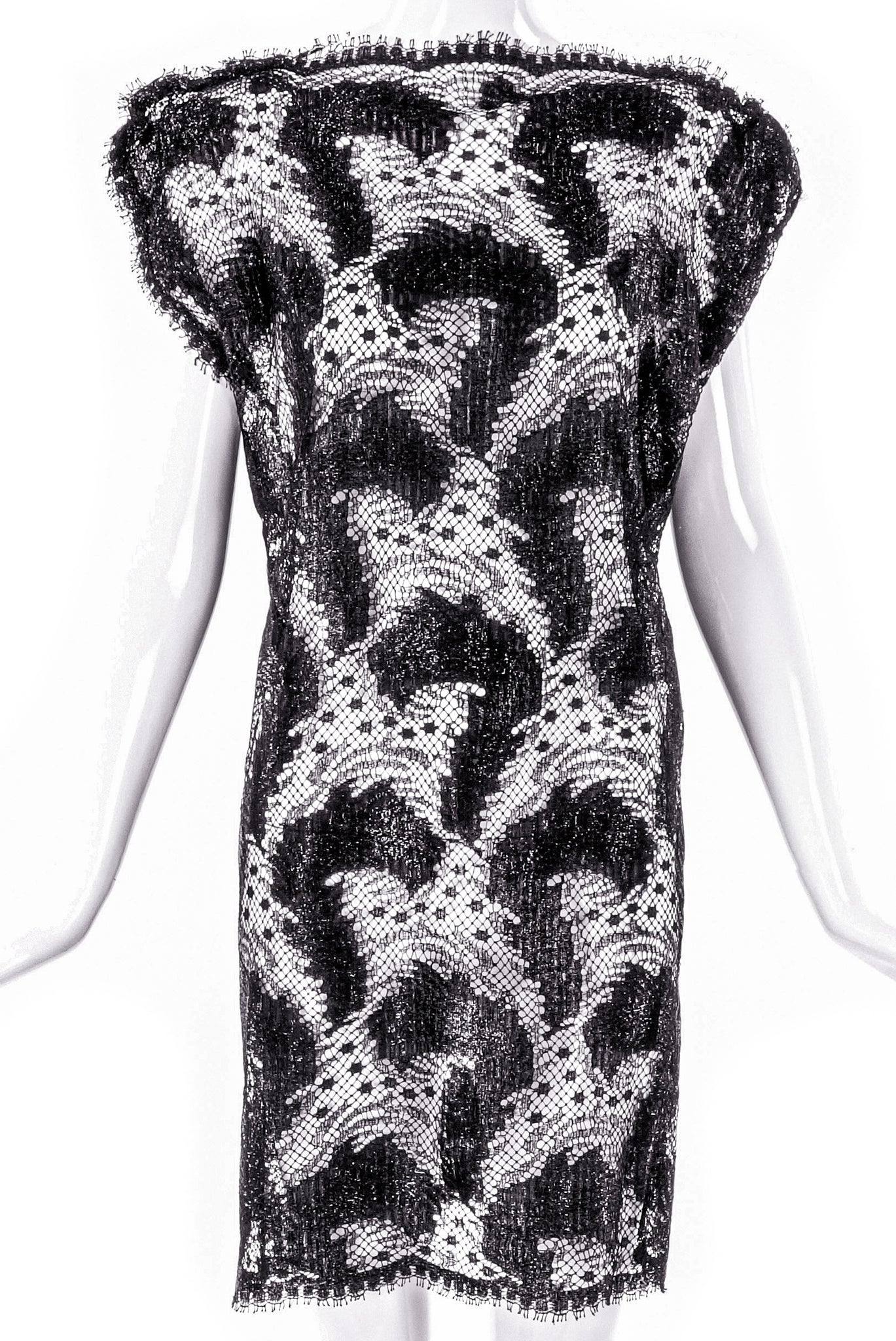 Valentino Vintage Black Sun, Moon & Stars Lace Mini Shift Dress PaumLosAngeles Valentino Vintage Black Sun, Moon & Stars Lace Mini Shift Dress PaumLosAngeles