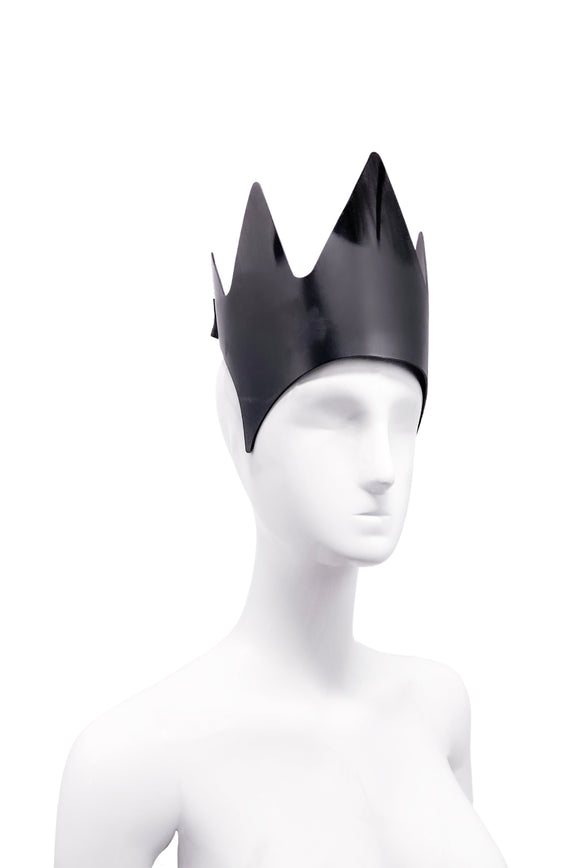 and_i Black Metal Crown Hat