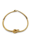 Vintage Gold Choker with Knot Style Detail