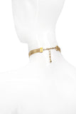 Kenneth Jay Lane Gold Woven Choker Necklace