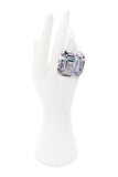 Armen Ra XL CZ Asscher Cut Solitaire Power Ring