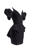 Thierry Mugler Black Velvet "Vampire" Dress Haute Couture 1981