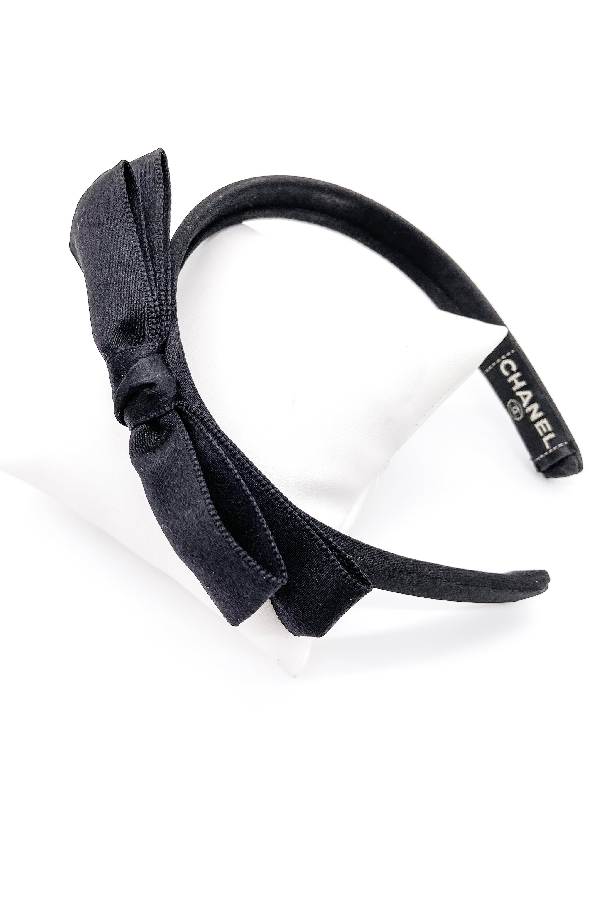 Chanel Black and Purple Bow Headband Chanel main image 4