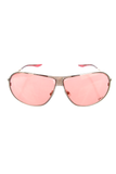 Christian Dior Pink Gold Rhinestone Aviator Sunglasses