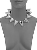 Eddie Borgo Black Pavé Crystal Diamond Oversized XL Cone Choker Necklace