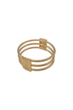 Givenchy Gold Cage Logo Bracelet