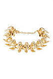 Giuseppe Zanotti Gold Claw Spike Choker Necklace