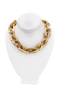 Gold Square Chain Link Thick Heavy Vince Camuto Necklace