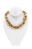 Gold Square Chain Link Thick Heavy Vince Camuto Necklace