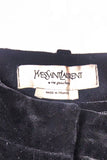 Yves Saint Laurent by Tom Ford "Pirate" Black Chiffon Tie Blouse and Black Velvet Crop Pants