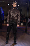 Xavier Delcour Black Satin Trousers SS2005