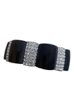 Sonia Rykiel Black Resin & Crystal Art Deco Bracelet