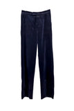 Agnes B. Gucci Tom Ford Style Black Velvet Straight Pants