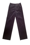 Agnes B. Gucci Tom Ford Style Black Velvet Straight Pants