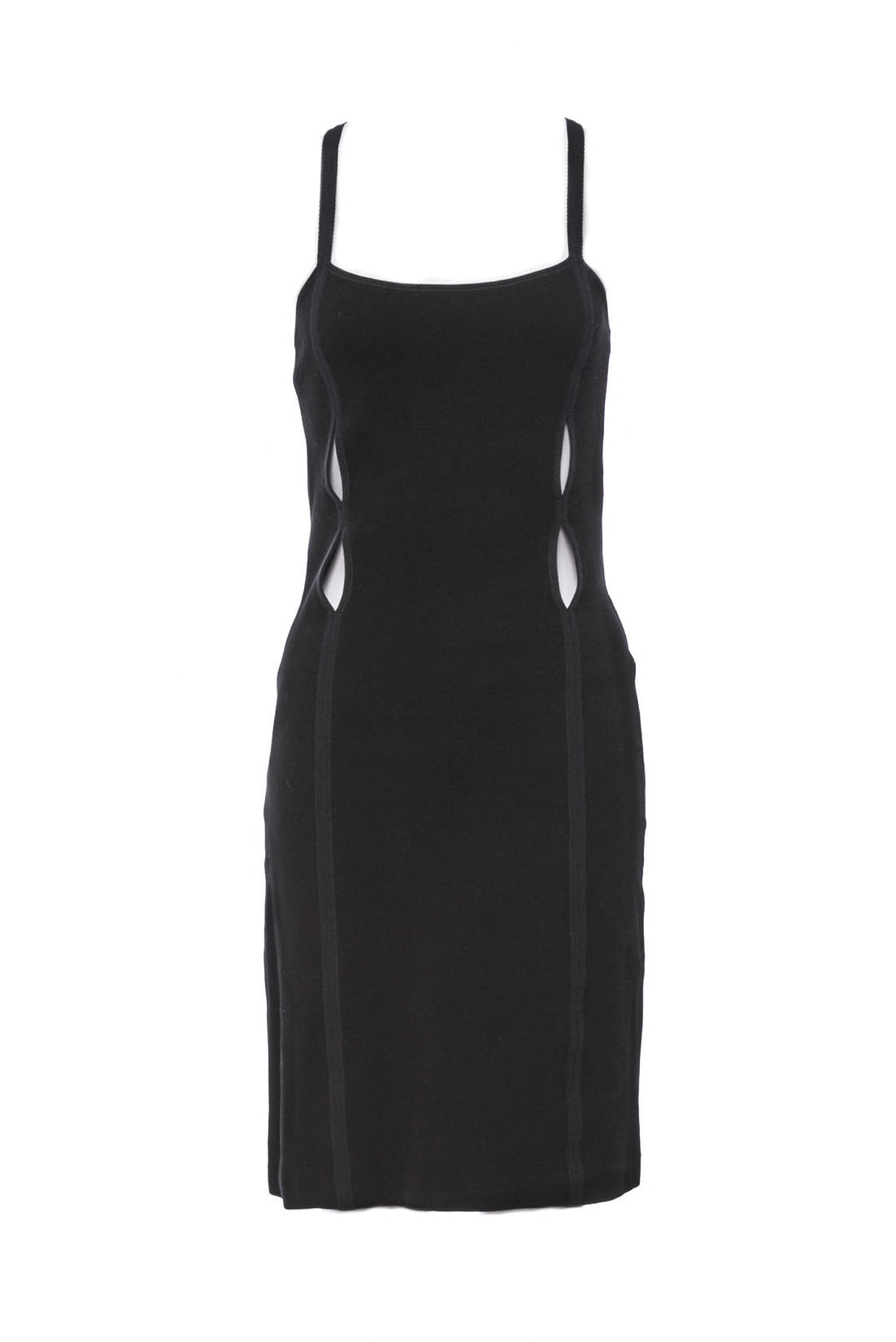 Versus Versace Black Cut-Out Dress PaumLosAngeles Versus Versace Black Cut-Out Dress PaumLosAngeles