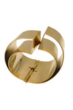 Vionnet Gold Sculptural Architectural Geometric 3D Bracelet